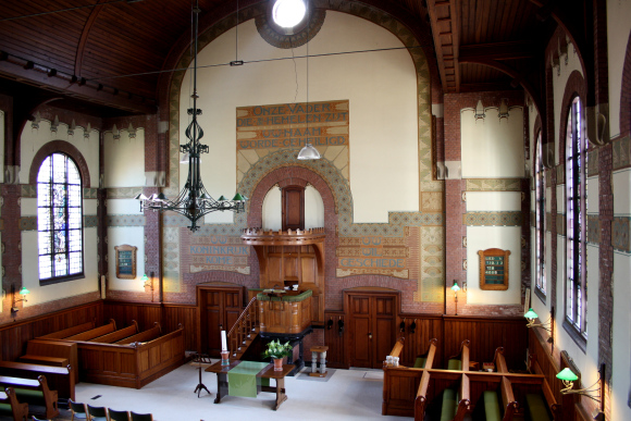 Interieur Remonstrantse Kerk Dordrecht
