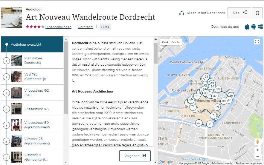 Art Nouveau wandeling Dordrecht