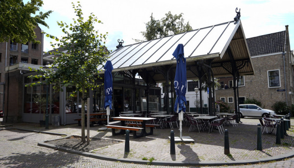 Vismarkt Dordrecht, achterkant